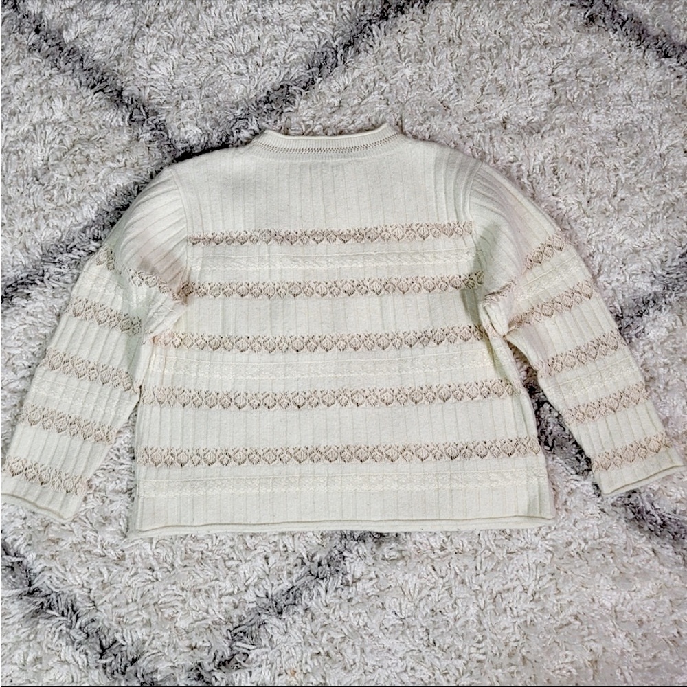 🤍ZARA Pointelle Ribbed Sweater - Picture 10 of 11